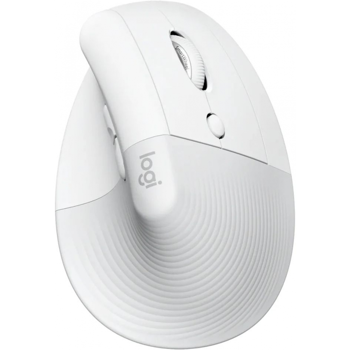 Logitech LIFT 人體工學垂直滑鼠 (珍珠白) 57度手握姿勢